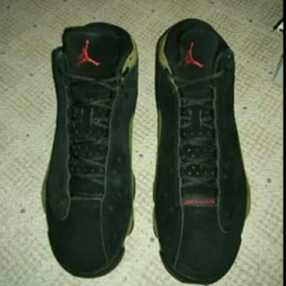 Air Jordan 13 Olive and Black - Picture 2 of 6